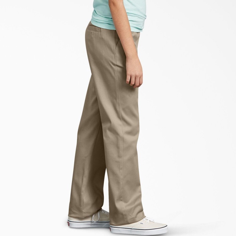 Grey Dickies Slim Fit Kids' Pants | 514-ISGVDQ