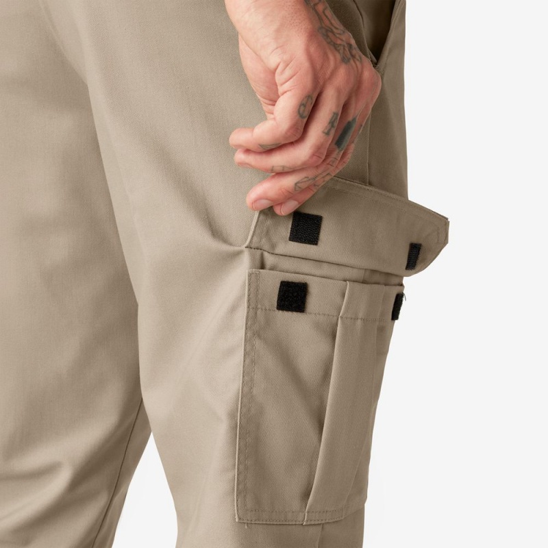 Grey Dickies Slim Fit Men's Cargo Pants | 519-VIETDC