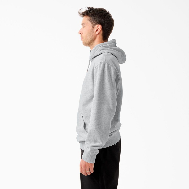 Grey Dickies Tom Knox Graphic Men's Hoodie | 205-HXTJYU