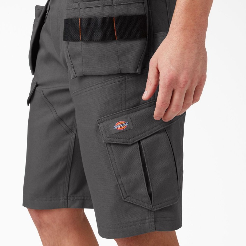 Grey Dickies Traeger x FLEX Relaxed Fit Men's Shorts | 914-JHOAPG