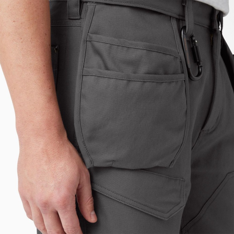 Grey Dickies Traeger x FLEX Relaxed Fit Men's Shorts | 914-JHOAPG