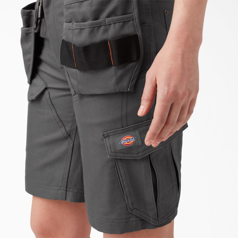 Grey Dickies Traeger x Relaxed Fit Women's Shorts | 291-YNCBJL