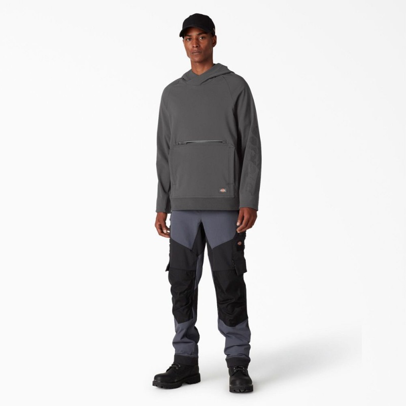 Grey Dickies Ultimate ProTect Men's Hoodie | 028-JNPBUE