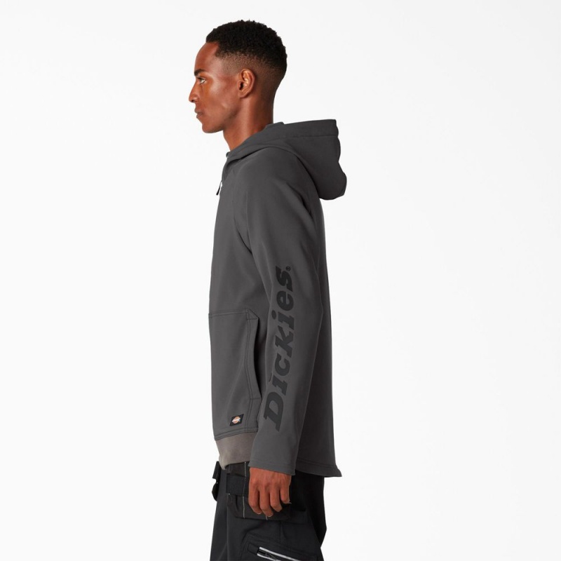 Grey Dickies Ultimate ProTect Zip Men's Hoodie | 921-LZFGHQ