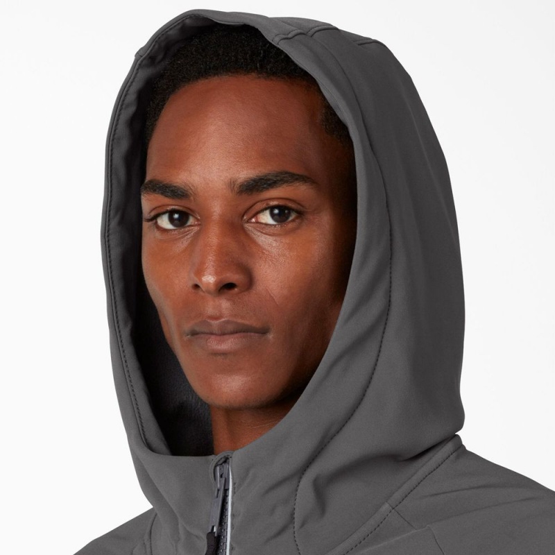 Grey Dickies Ultimate ProTect Zip Men's Hoodie | 921-LZFGHQ