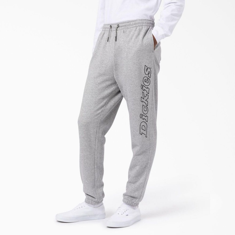 Grey Dickies Uniontown Regular Fit Sweat Men\'s Pants | 536-XFTYBG