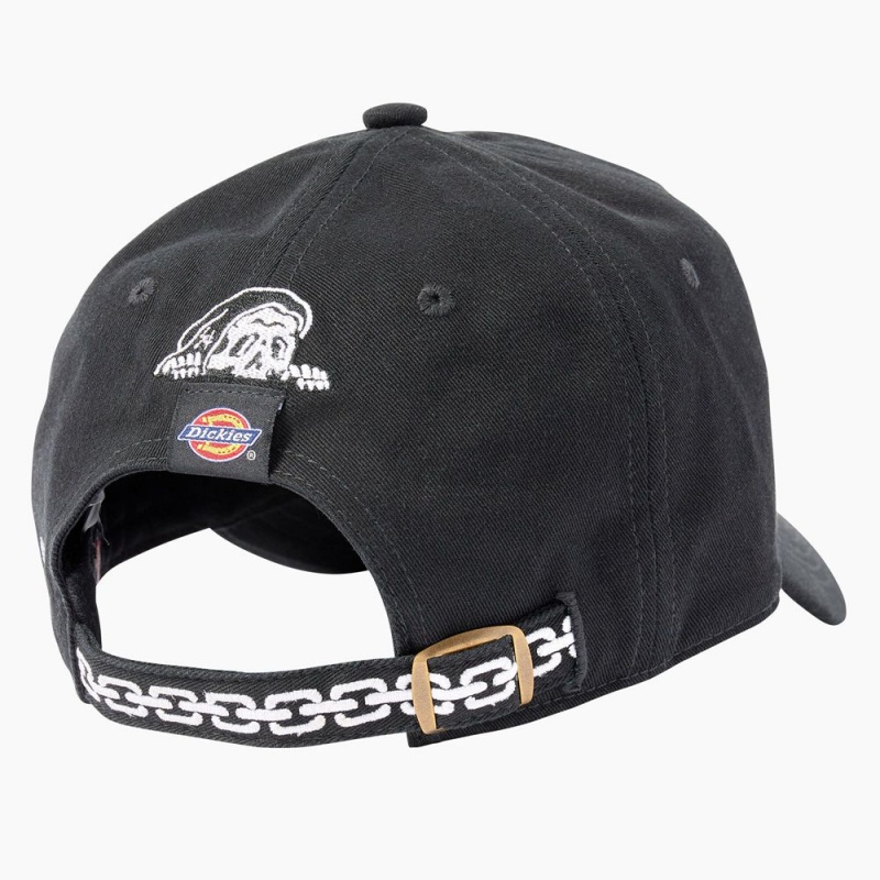 Grey Dickies x Lurking Class Curved Bill Women's Hat | 251-QCFTZK