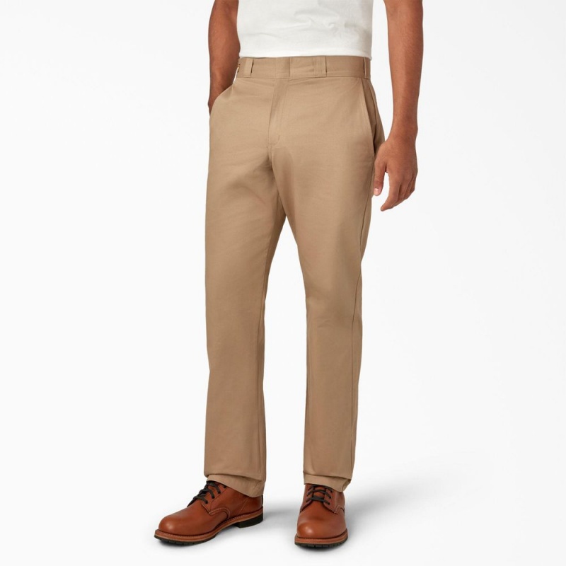 Khaki Dickies 1922 Cotton Men's Pants | 167-EAFISL