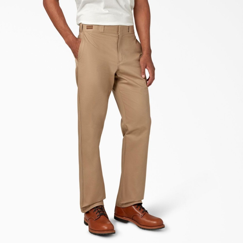 Khaki Dickies 1922 Cotton Men's Pants | 167-EAFISL