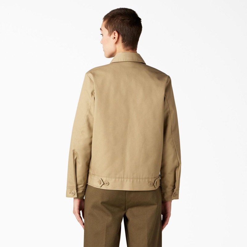 Khaki Dickies Insulated Eisenhower Women's Jacket | 269-VBMHRW