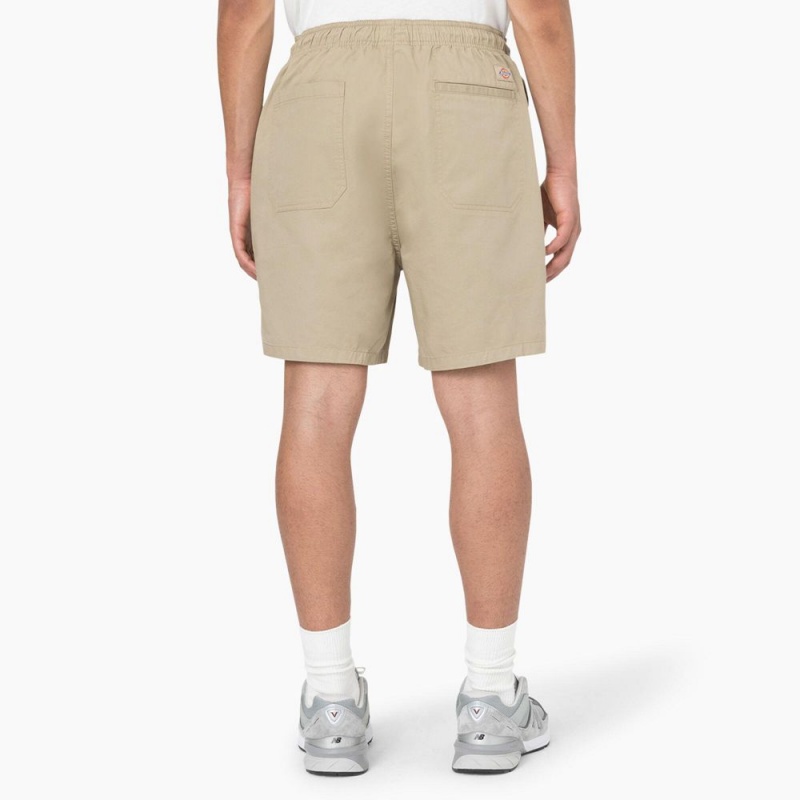 Khaki Dickies Pelican Rapids Relaxed Fit Men's Shorts | 136-YWZHBM