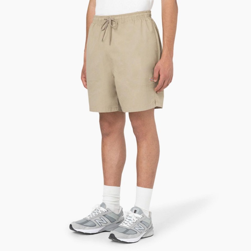 Khaki Dickies Pelican Rapids Relaxed Fit Men's Shorts | 136-YWZHBM