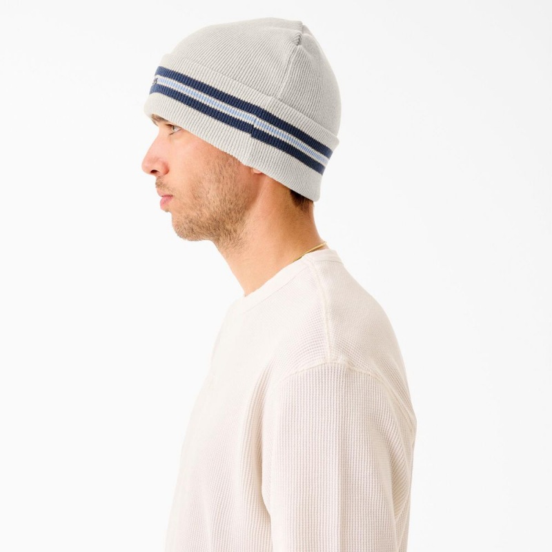 Khaki Dickies Tom Knox Men's Beanie | 916-NISMBV