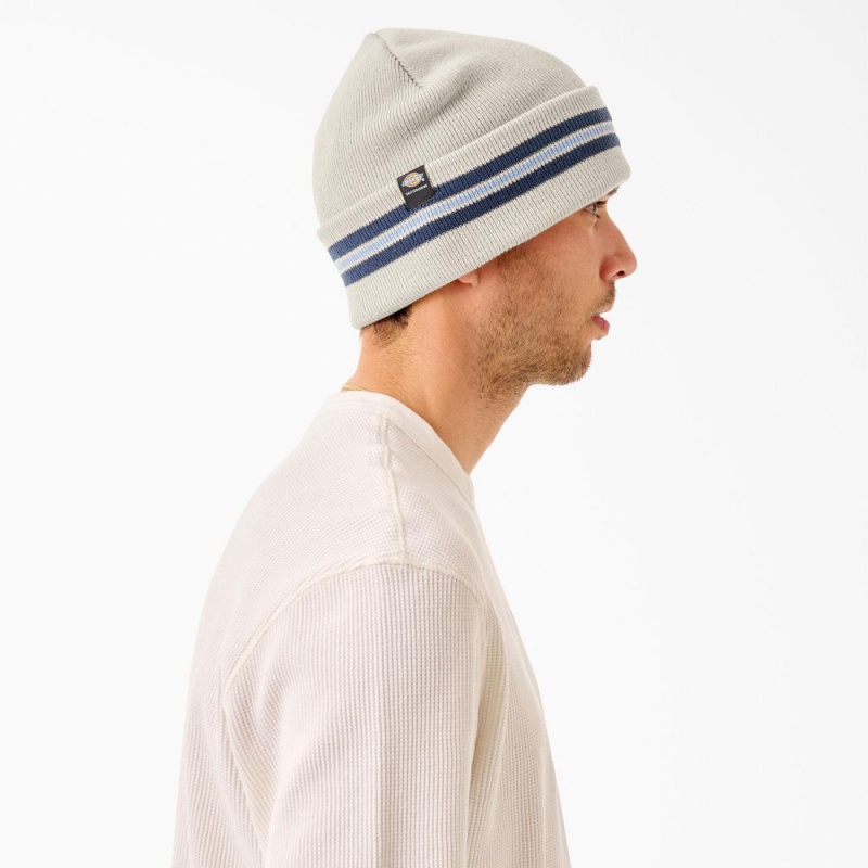 Khaki Dickies Tom Knox Men's Beanie | 916-NISMBV