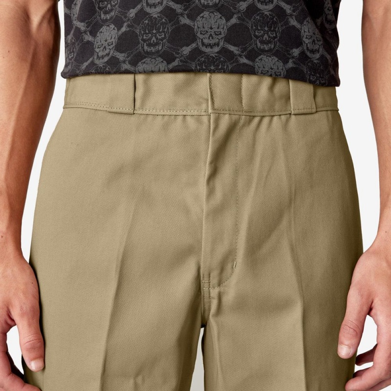 Khaki Dickies x Lurking Class Regular Fit Double Knee Men's Pants | 680-BZKNYO