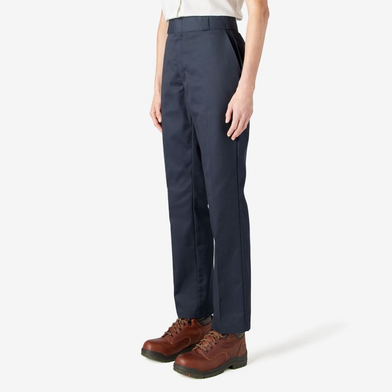 Navy Dickies 874® Women's Work Pants | 265-LBZXYJ