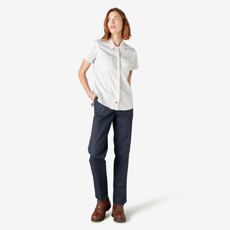 Navy Dickies 874® Women's Work Pants | 265-LBZXYJ