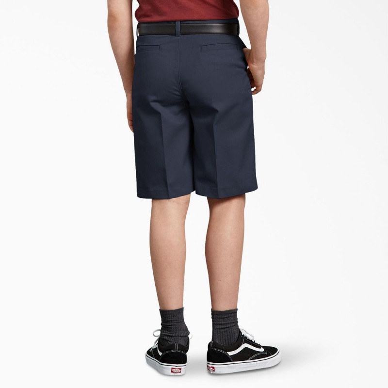 Navy Dickies Classic Fit Kids' Shorts | 923-ZYANUX