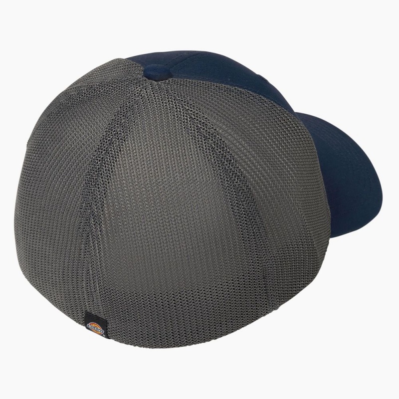 Navy Dickies Cooling Workwear Men's Cap | 971-PDMIGO