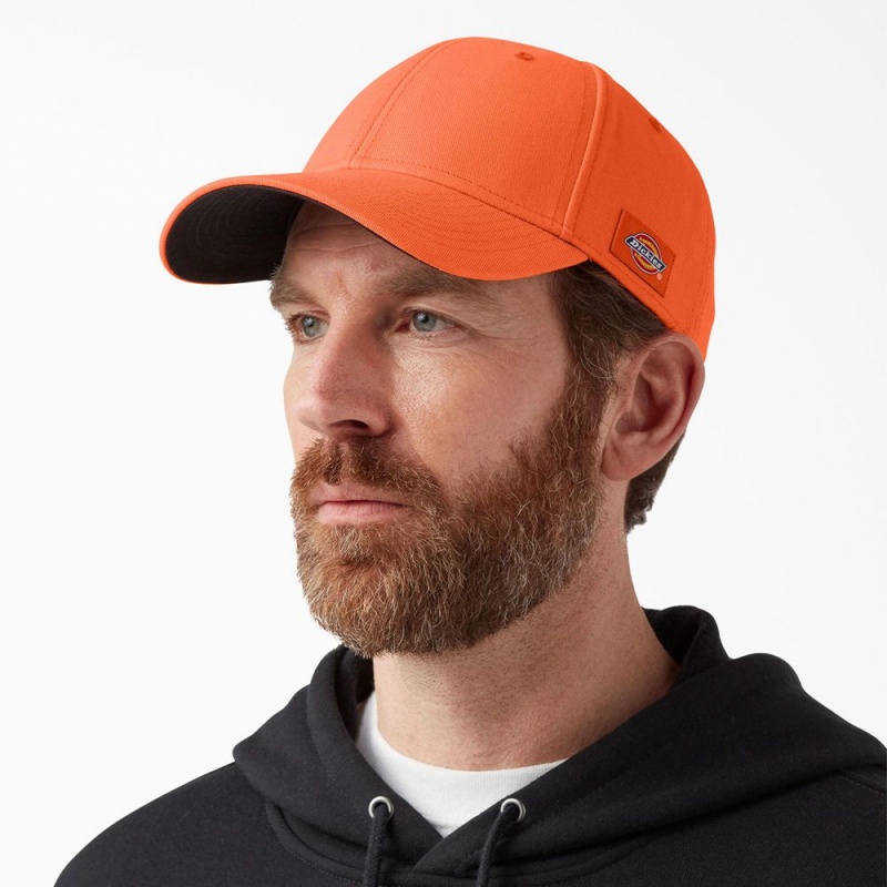 Orange Dickies 874® Twill Men's Cap | 329-ROQGWI