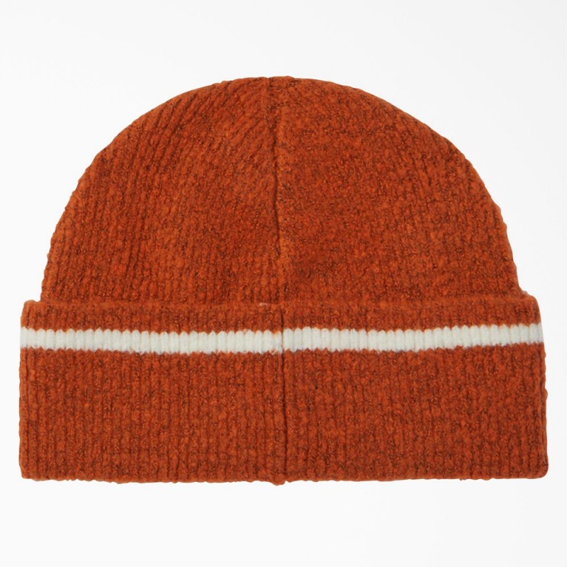 Orange Dickies Chalkville Men's Beanie | 023-ZTLCGJ