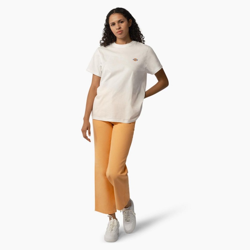 Orange Dickies Regular Fit Duck Women's Pants | 491-RHKNIB