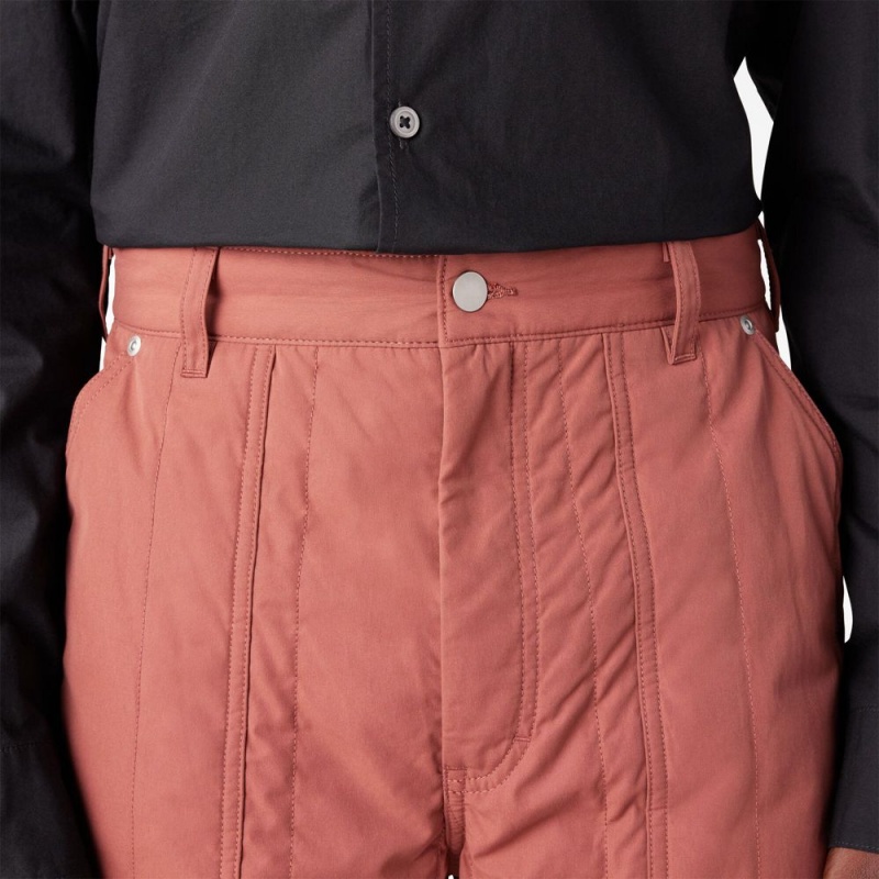 Pink Dickies Premium Collection Quilted Utility Men's Pants | 103-QWDUOZ