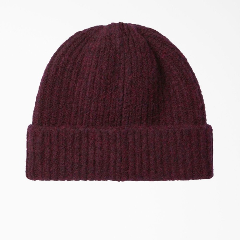 Purple Dickies Brewton Women's Beanie | 695-UGNVJS