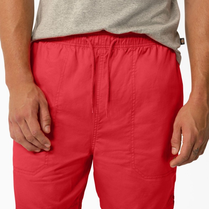 Red Dickies Pelican Rapids Relaxed Fit Men's Shorts | 237-ELJOGM