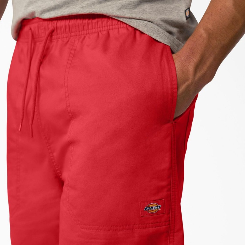 Red Dickies Pelican Rapids Relaxed Fit Men's Shorts | 237-ELJOGM