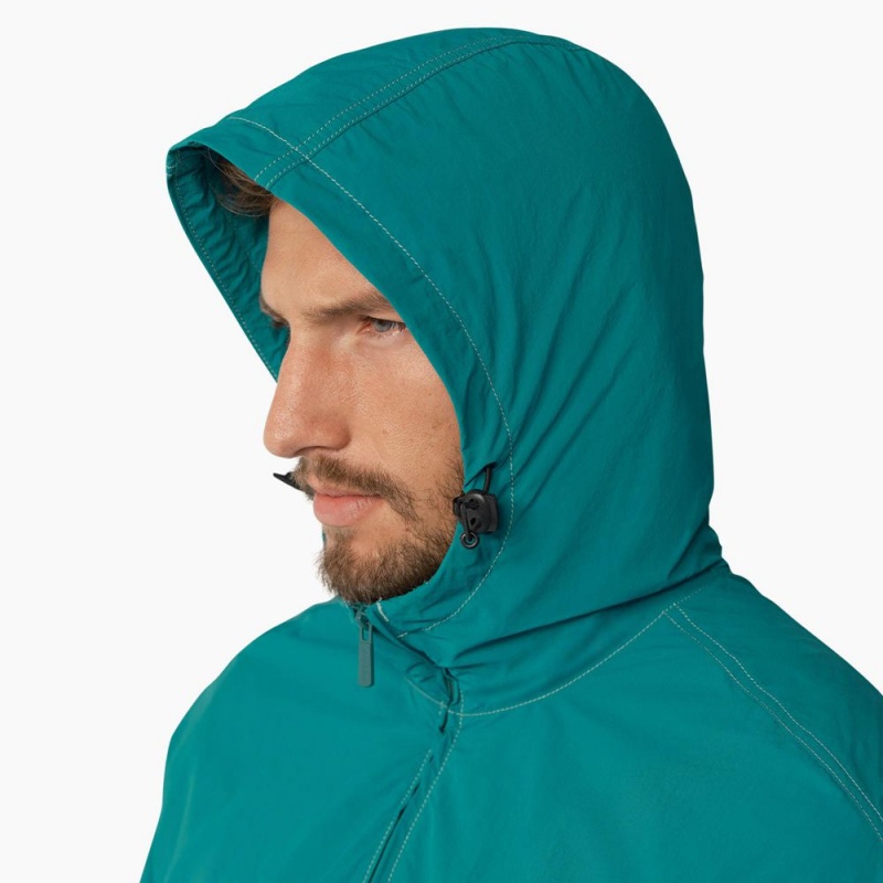 Turquoise Dickies Jackson Windbreaker Men's Jacket | 903-XMTEHY