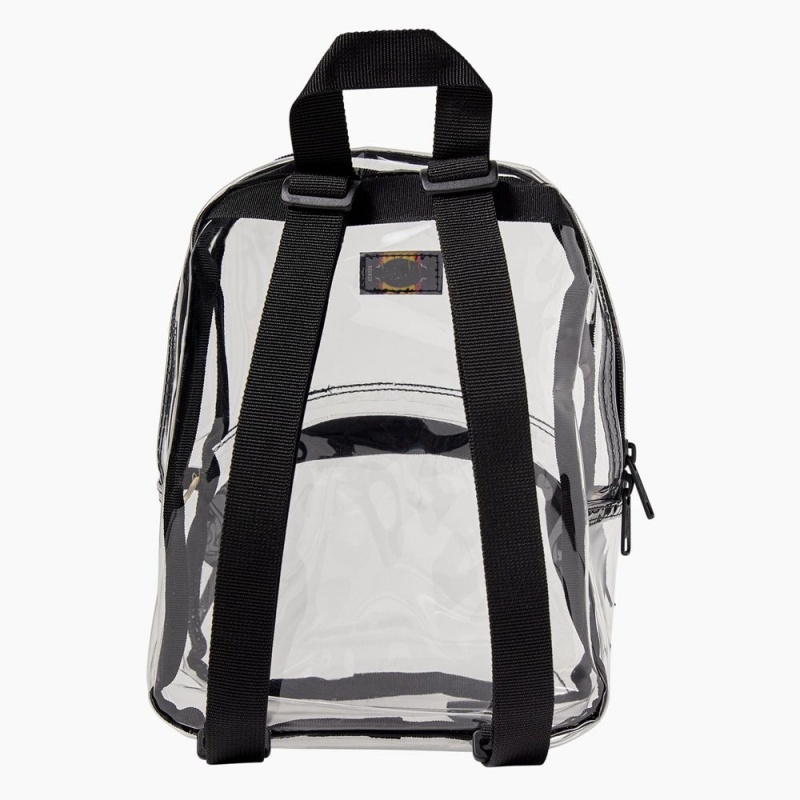 White Dickies Clear Mini Kids' Backpack | 748-JDHKNF