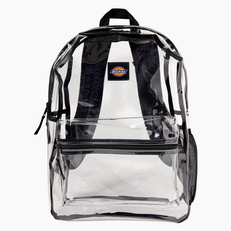 White Dickies Essential Clear Kids\' Backpack | 597-DSTAEP