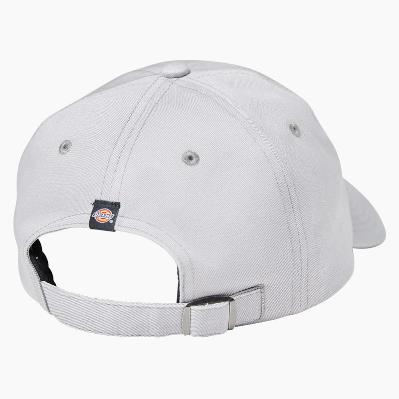 White Dickies Twill Women's Cap | 136-VUOKXZ