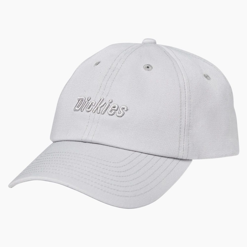 White Dickies Twill Women\'s Cap | 136-VUOKXZ